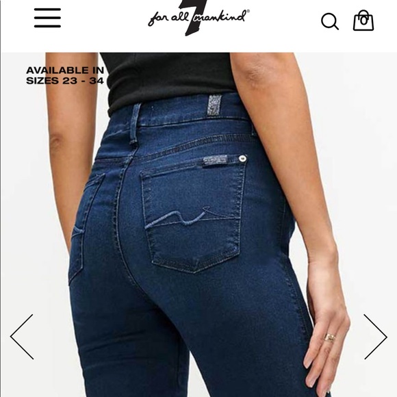 SOLD! 7 for all Mankind high waisted bootcut jean - Picture 4 of 14